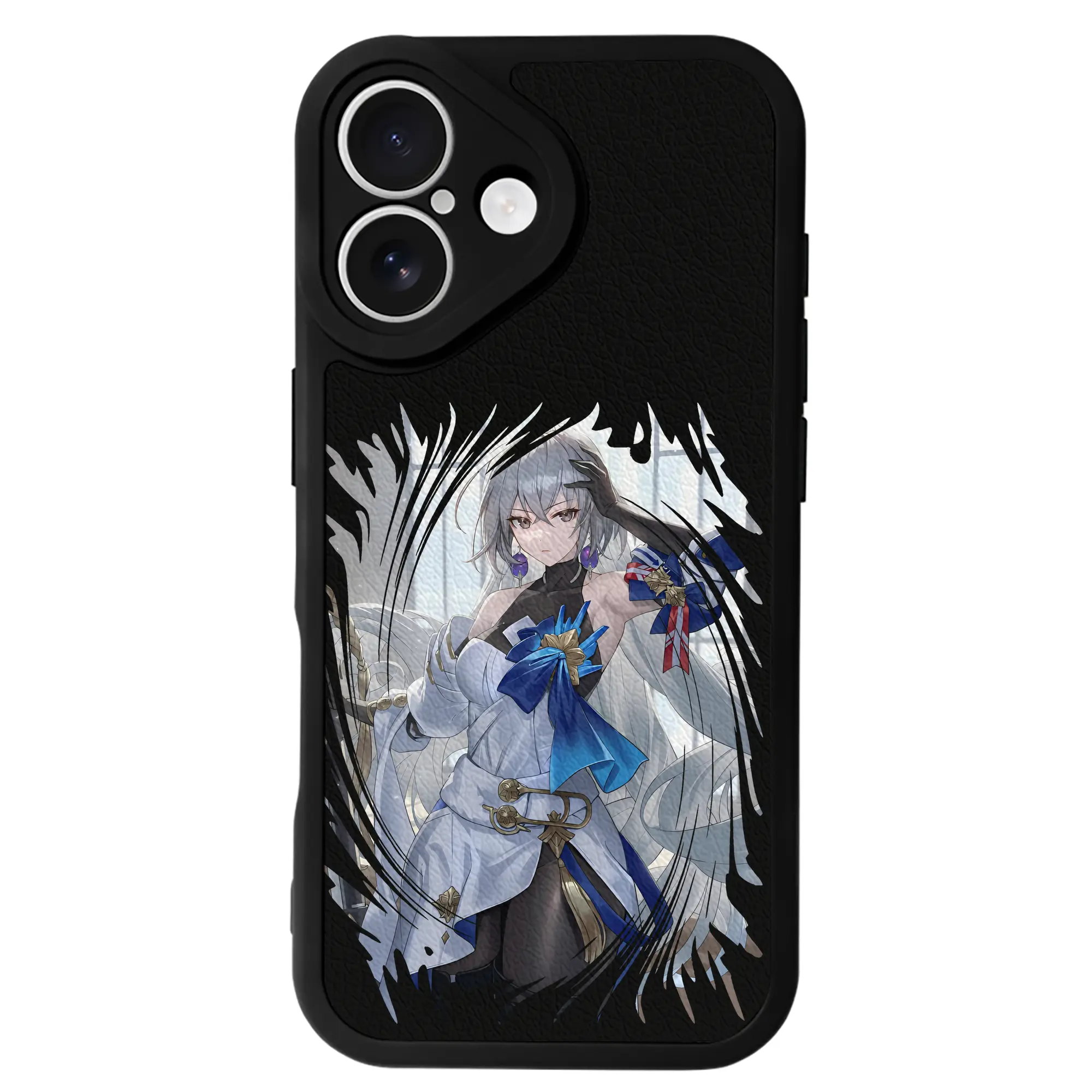 崩壊：スターレイル グッズ ブローニャ - IPhone 16シリーズ対応 ・ シリコンスマホケース ・ レザー調 ・ 高精度フィット ・ 耐衝撃 ・ ワイヤレス充電対応 ・ 精密カット